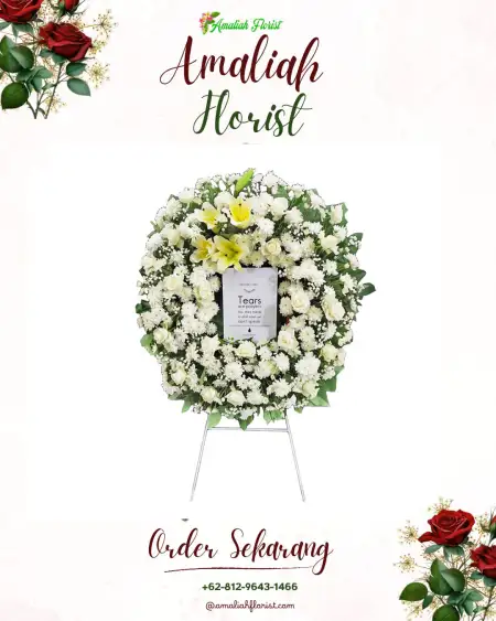Krans Bunga Duka Rumah Abu Nana Rohana Bandung