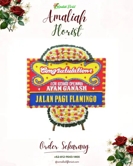 Sewa Papan Bunga Rumah Abu Nana Rohana Bandung